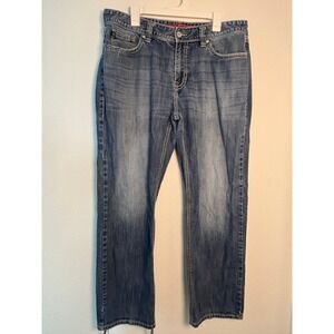 Rock & Roll Cowboy Double Barrel Straight Leg Jeans Mens 38x31 Medium Wash Denim
